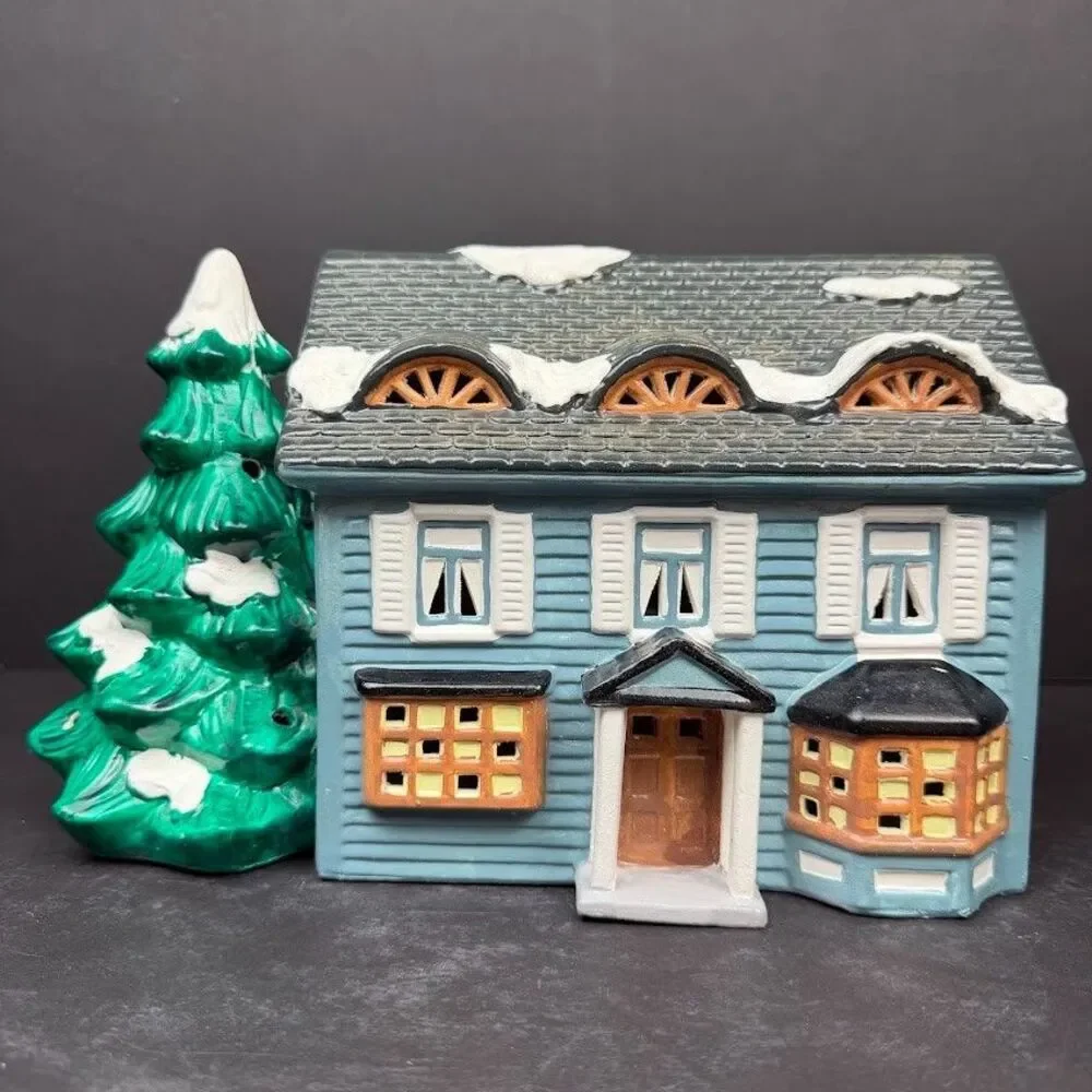 Department 56 Original Snow Village Springfield House 5027-0 1990 w/ Box-Retired